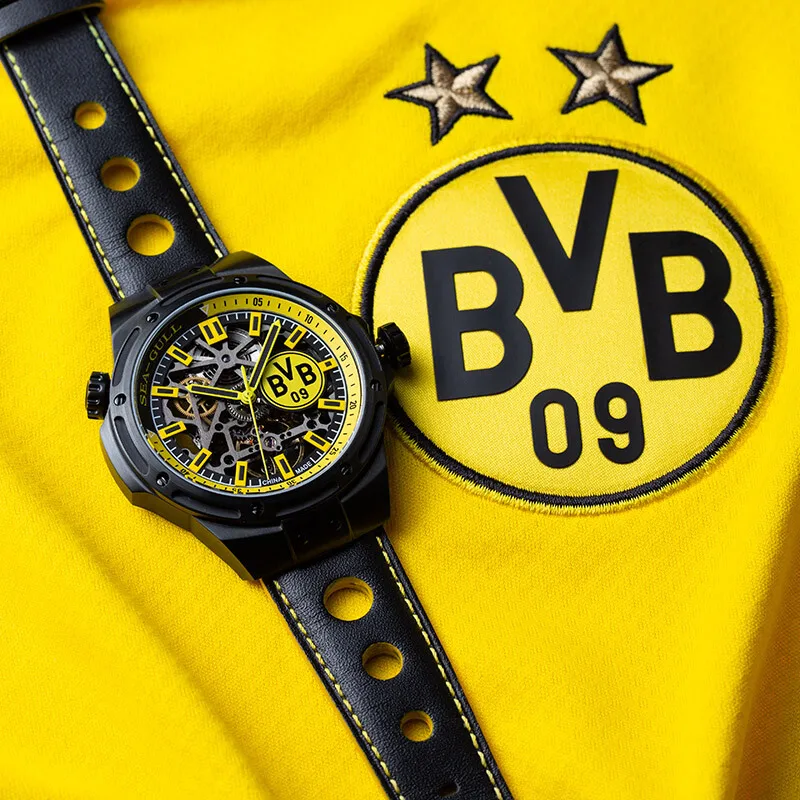 Martı x Borussia Dortmund Futbol Kulübü Çift İskelet Otomatik İzle 819.92.5131 H
