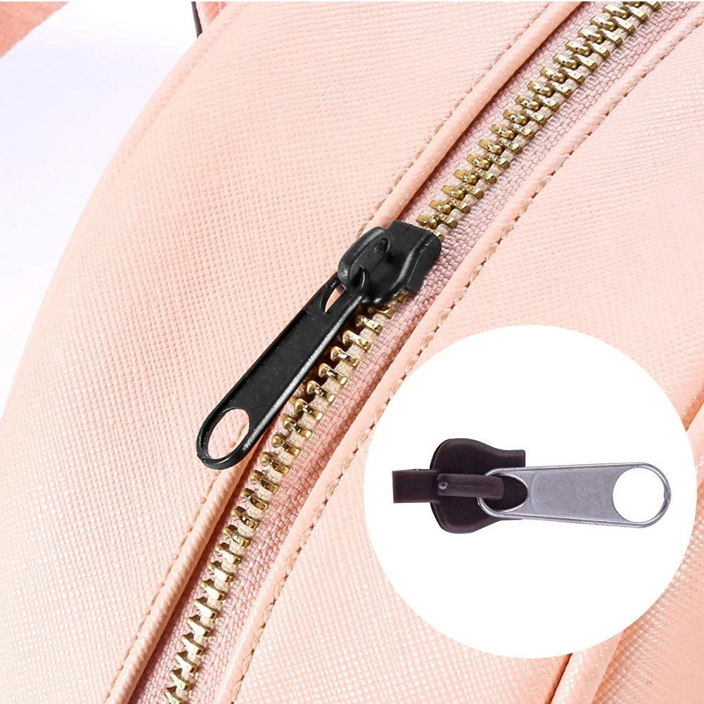 Zip Kaymak Değiştirme 3 Boyutları 12 Adet Hiçbir Alet Evrensel Zip Fixers Zip Onarım Çıkarılabilir Yeniden Kullanılabilir Çadır Bavul Giyim
