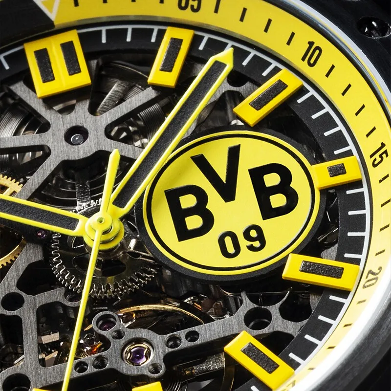 Martı x Borussia Dortmund Futbol Kulübü Çift İskelet Otomatik İzle 819.92.5131 H